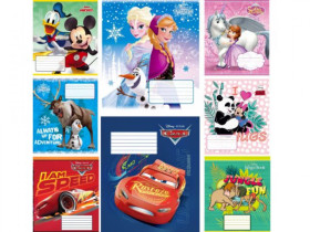 Зошит Тетрада DISNEY 12арк.коса лінія (25шт/250)
