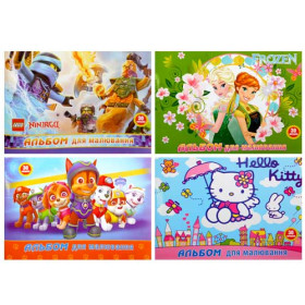 Альбом для малювання POLLY 120м2 UF лак голд 30арк спіраль А4 (12шт)