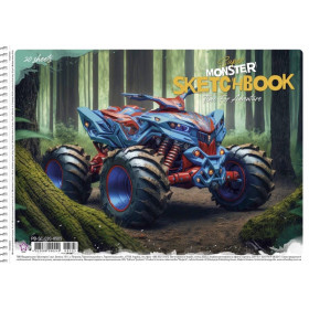 Альбом 20арк.100г/м2, спіраль 8505 «Star» Школярик (9/108)