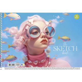 Альбом 30арк,100г/м2 спіраль 8507 «Star» Школярик (9/81)