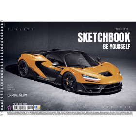 Альбом 30арк,100г/м2 спіраль 8539 «Star» Школярик (9/81)