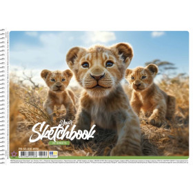 Альбом 30арк,100г/м2 спіраль 8550 «Star» Школярик (9/81)