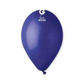 Кулі повітряні, пастельні, темно-сині G90 (#046), 100 шт., 10×26