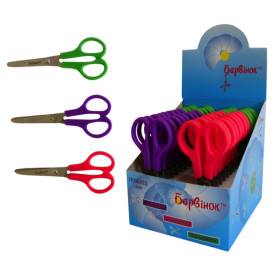 Ножиці БАРВІНОК 5-301 (24/288) 12,7см