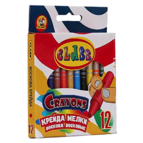 Олівці воск."CLASS" 12кол.7603 (24/288)
