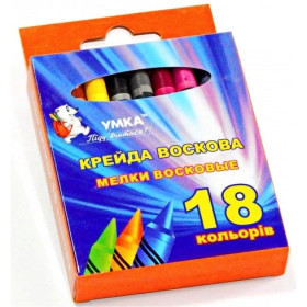 Олівці воск."Умка" 18кол.МЛ82 (12/144)