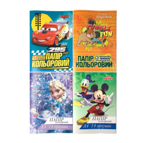 "Т" Папір кол.А4 14кол.14арк.Disney (40шт)