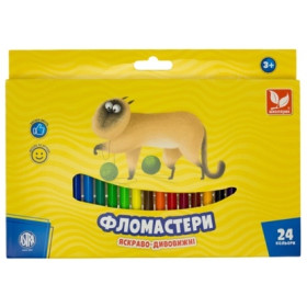 Фломастери 12кол.314107001 (12шт) Школярик