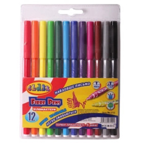 Фломастери CLASS 12кол.2712 "Легке змивання" (24/192) Фломастери CLASS 12кол.2712 "Легке змивання" (24/192)