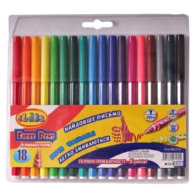 Фломастери CLASS 18кол.2718 "Легке змивання" (12/144) Фломастери CLASS 18кол.2718 "Легке змивання" (12/144)