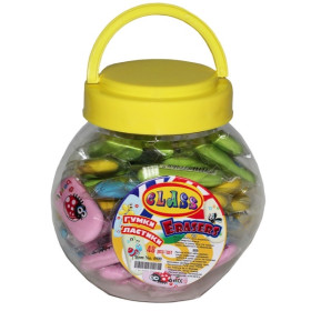 Гумка "Bugs", асорті, 4900, CLASS (48шт/768)