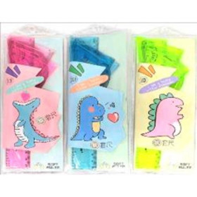 Н-р лінійок 4шт 20см неламайки 2620 в конверті (30шт)