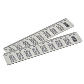 Лінійка біла 15см таблиця множення (25/1000)