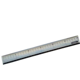 Лінійка 30см NORMA 9004-30N пластик, прозора (24шт)