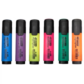 Набір текстмаркерів 4OFFICE 4-109, 6 шт., 1-4,5 мм (160 уп.)