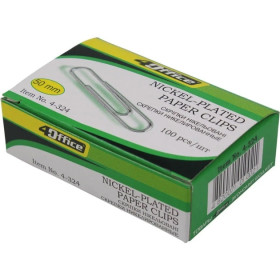 Скрiпка 50мм 4OFFICE 4-324 100шт