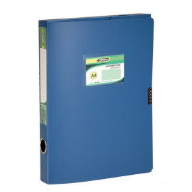 Папка-коробка A4 4OFFICE 4-241, корінець 5,5 см, на липучці