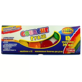 Фарба гуашева 12кол/20мл CLASS 7659C PREMIUM (12шт)