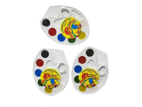 Акварель медова *Тетрада* 6кол.на палітрі (40шт)