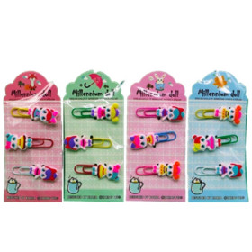 Закладка скрепка 3шт 0823 (24шт)