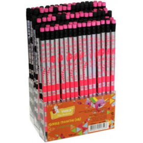 Олівці граф."УМКА" ГК-54 з гум.Silver (144шт/2880)