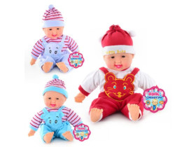 Пупс-сміхотун Х 2418-2 (48шт) 42см, в кульку