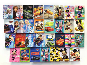 Блокнот А7 кл, біндер 60арк,DISNEY "Тетрада" 12169 (12шт/72/720)