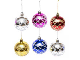 Шари ялинкові 17НХ1070 d-6см (6шт/уп)