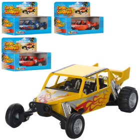 Машинка KS 5256 W (24шт) металл,инер-я,12,5см,рез.колеса,4цвета 14,5-11-8см