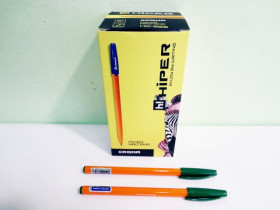 Ручка масл.HO-525 Hiper Croma 0,6мм зелена (50шт)