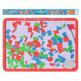 JT Досточка 0187 UК (36шт) магнитная азбука бол.