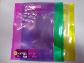 Папка на кнопці A4 JS-3259, вертикальна, кольорова, Імп (12/240)