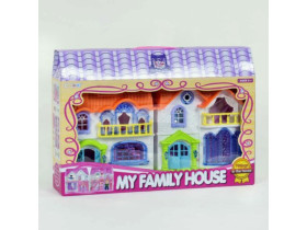 Будинок ляльковий 8203-3 меблі музичний 50*34см