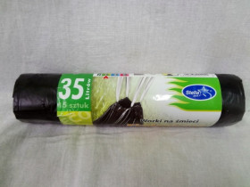 Пакети для сміття, 35 л, з затяжками (15/60)