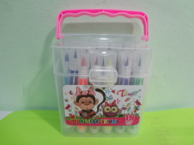 Флом."И" 6875-18кол. мягк.кисть,футл.(96шт)