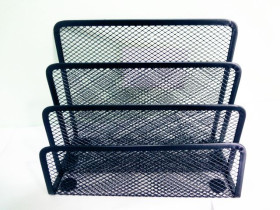 Підставка для листів 3відд.85*175*40мм чорна