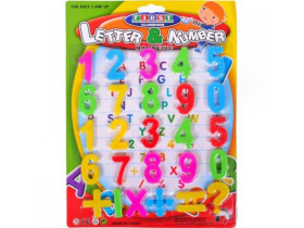 Цифри та знаки на магніті великі 21*29см 8202