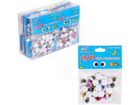 Набір для виробів "Очі кольорові" 1,2 см 121 (24/120)