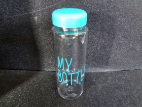 Пляшка для води "О", My Bottle 500-1, 500 мл, кольорова кришка (100 шт.)