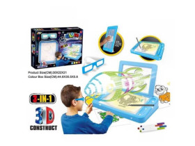 Доска 3D проєктор 827 на батарейці 45*36см