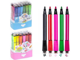 Фломастер 18 кольорів 1881-18 зі штампиком