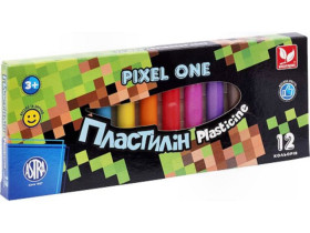 Пластилін 12кол круг.воск.Pixel One 303221005 (26шт) Школярик