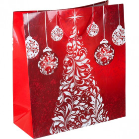 Сумка подарункова новорічна, 52×47×20 см (12 шт.)