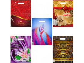 Пакет "Банан", 30×40 см, ламінований, з врізною ручкою (50/500)