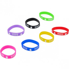 Браслет "Яблоко" силіконовий (20шт)