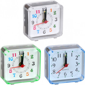 Настільний годинник-будильник 5,8*5,5*2,7см 2046/Х2-11 (200шт)