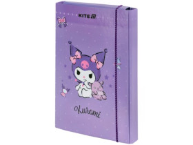 Папка для зошитів KITE В5 на гумці картон, Kuromi-2 HK25-210-2