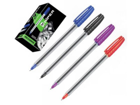 Ручка масляна HO-500 Hiper Accord 0,7мм синя (50шт)