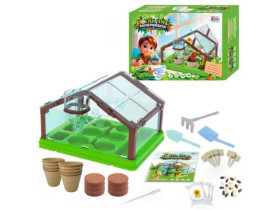 Ботанічні експерименти 78522 (12/2) "4FUN Game Club", ґрунт, теплиця, насіння, інструменти