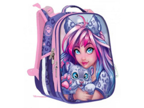 Ранець 2 відділення 2406C, 35х27х16см, поліестер, "Cute pet"